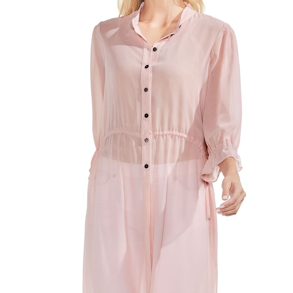 Vince Camuto Sheer Chiffon Tunic